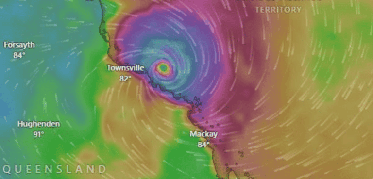 Tropical Cyclone Kirrily Set to Hit Queensland Coast