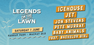 Legends On The Lawn Returns to Mackay with an Iconic Australian Line-Up