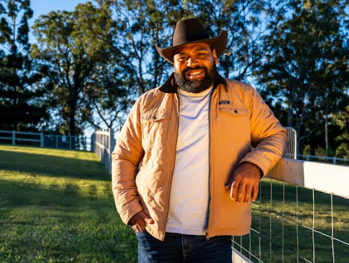 Sam Thaiday, 2025 Mount Isa Indigenous Rodeo Ambassador/ Photo by Darren England