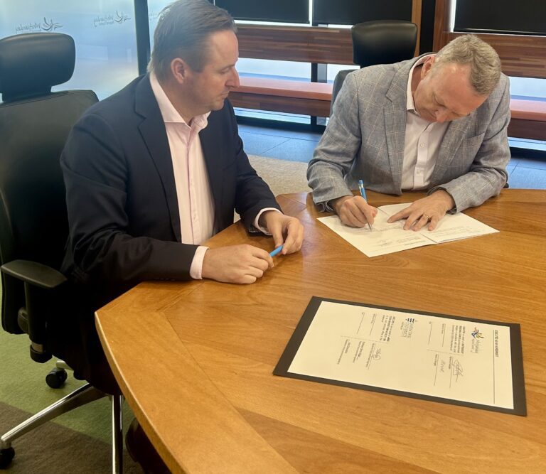 signing agreement